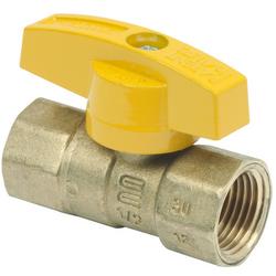 1/2 in. Brass FIPT T-Handle Gas Ball Valve