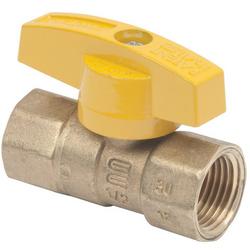 1/2 in. Brass FIPT T-Handle Gas Ball Valve