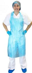 28X46 1MIL POLYETHYLENE APRON BLUE 1000/CA 
