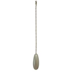 Brushed Nickel Finish Chain Tassel, 4 Pack
