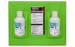 Personal Emergency Eyewash Dual-Bottle 16oz. Station in Green