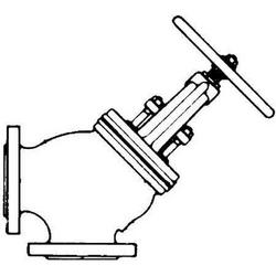 6 in. Cast Iron Flanged Stop Check Valve
