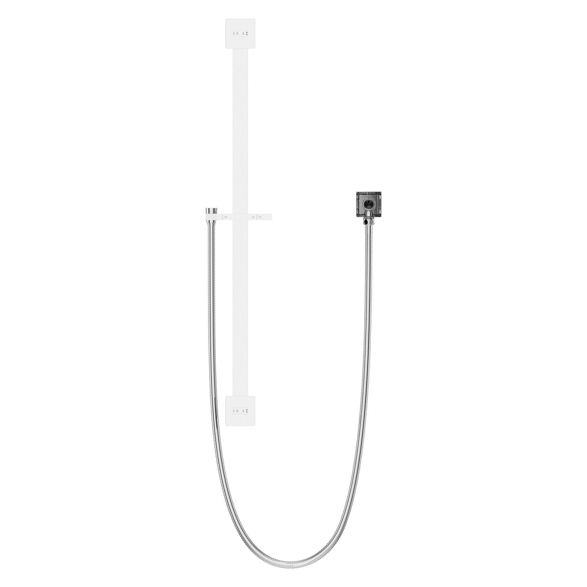 32 in. Shower Rail in Polished Chrome 