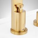 Signature Hardware Brushed Gold Two Handle Roman Tub Faucet and Hand Shower (Trim Only) 