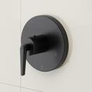 Single Handle Thermostatic Valve Trim in Matte Black (Trim Only)