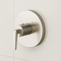 Single Handle Thermostatic Valve Trim in Brushed Nickel (Trim Only)