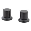 Knob Handle for Roman Tub Faucet Trim in Matte Black
