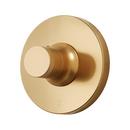 Knob Handle for Thermostatic Valve Trim in Brushed Gold (Trim Only)