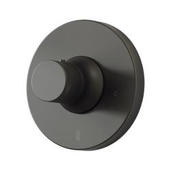 Knob Handle for Thermostatic Valve Trim in Matte Black (Trim Only)