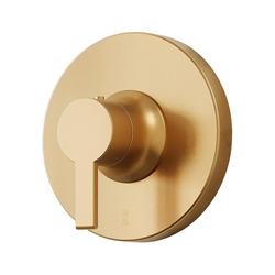 Lever Handle for Thermostatic Valve Trim in Brushed Gold (Trim Only)