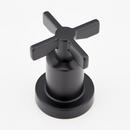 Signature Hardware Matte Black Two Handle Roman Tub Faucet with Hand Shower (Trim Only) 