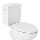 Elongated Toilet Seat in White
