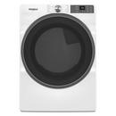 27 in. 7.4 cu. ft. Smart Electric Front Load Dryer in White