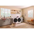 Whirlpool White 27 in. 7.4 cu. ft. Smart Electric Front Load Dryer 