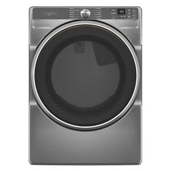 27 in. 7.4 cu. ft. Smart Electric Front Load Dryer in Radiant Silver