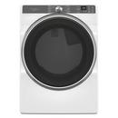 27 in. 7.4 cu. ft. Smart Electric Front Load Dryer in White