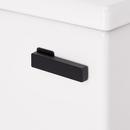 Flush Lever in Matte Black