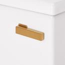 Flush Lever in Brushed Gold