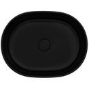 19-INCH MATTE BLACK EPISTONE SOLID SURFACE MODERN BATHROOM VESSEL SINK - RVB2119BK 