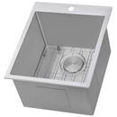 18 in. Drop-in Stainless Steel Single Bowl Kitchen Sink
