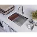 23 X 19 X 12 INCH DEEP LAUNDRY WORKSTATION SINK WITH WASHBOARD UNDERMOUNT STAINLESS STEEL - RVU6525 