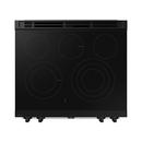 30" W Slide In 5 Burner Radiant Cooktop Range with Flex Duo Oven with Air Fry and Sous Vide in Stainless Steel 