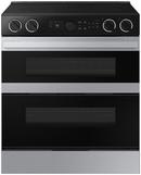 30" W Slide In 5 Burner Radiant Cooktop Range with Flex Duo Oven with Air Fry and Sous Vide in Stainless Steel 