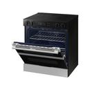 30" W Slide In 5 Burner Radiant Cooktop Range with Flex Duo Oven with Air Fry and Sous Vide in Stainless Steel 