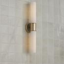2-Light 25in. Wide Bath Bar in Matte Brass 