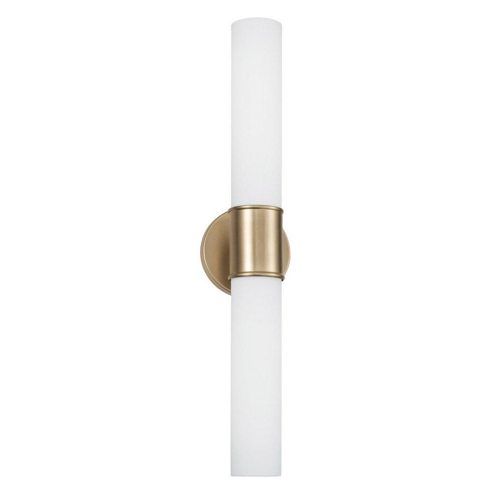 2-Light 25in. Wide Bath Bar in Matte Brass 