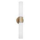 2-Light 25in. Wide Bath Bar in Matte Brass
