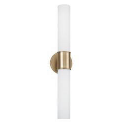 2-Light 25in. Wide Bath Bar in Matte Brass