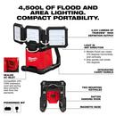 M18 ROVER DUAL POWER TRIPLE-PANEL FLOOD & AREA LIGHT 