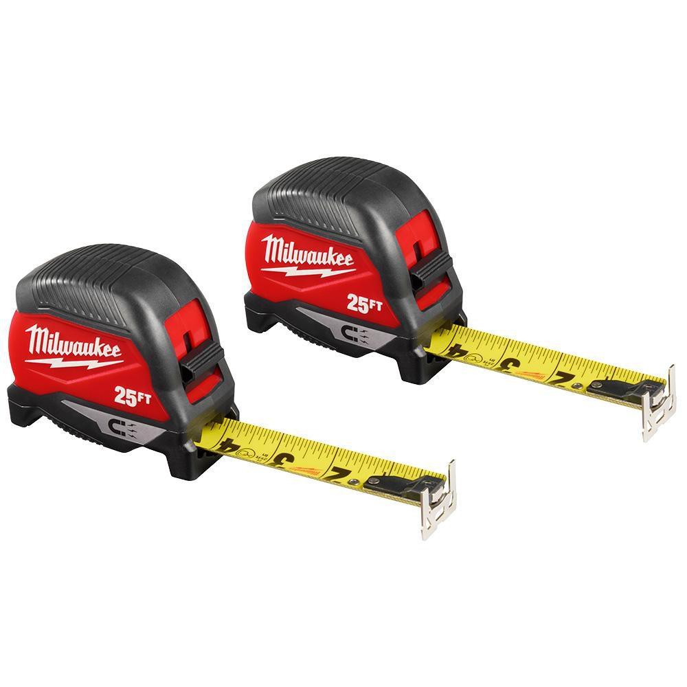 25 ft. Magnetic Tape Measure 2-pack 