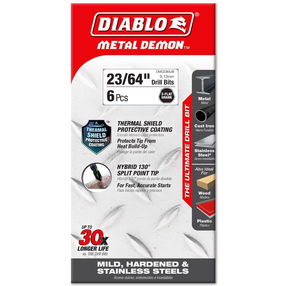 *CVR* METAL DRILL BIT 23/64 B 