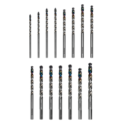 15 pc Metal Demon&trade; Drill Bits Set for Mild, Hardened and Stainless Steels
