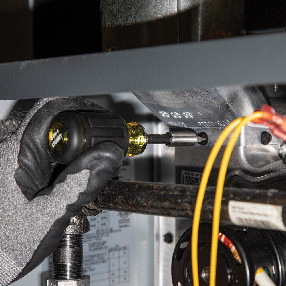 12-In-1 Impact Rated Stubby Driver Set With Flip Sockets 