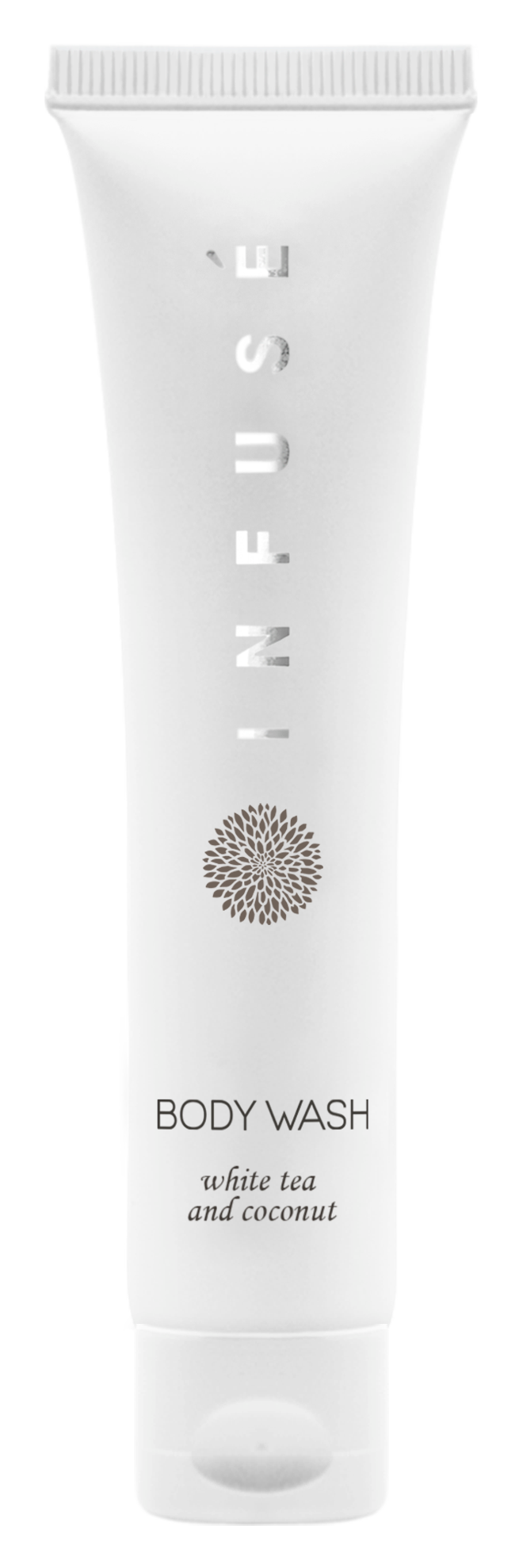 1 oz. Tall Tube Flip Cap Body Wash in White Tea Coconut (Case of 200) 