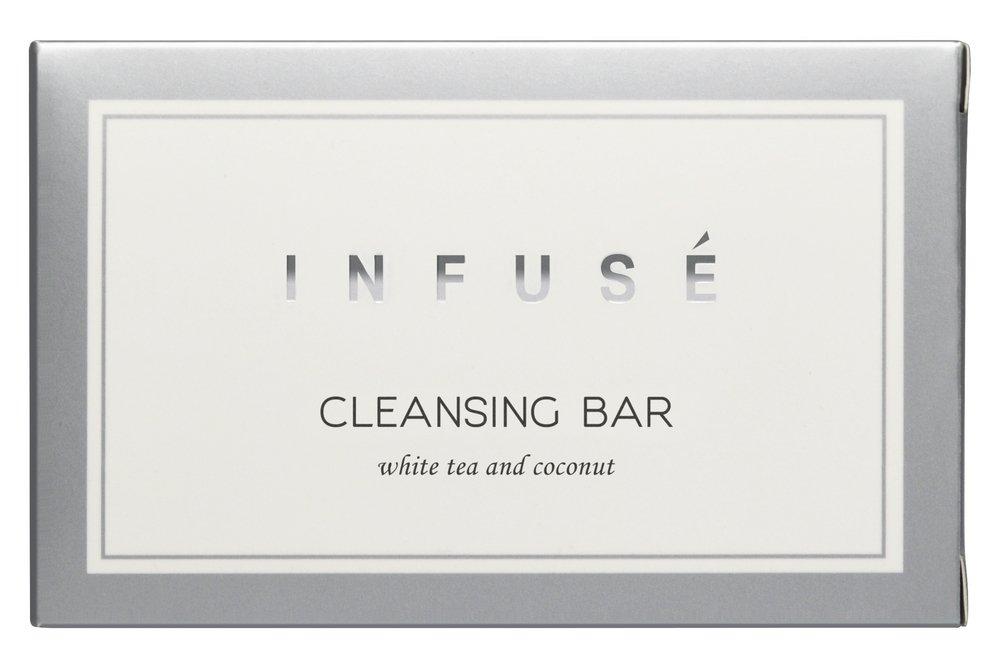 INFUSE WHITE TEA COCONUT- CLEANSING BAR - 1.25 OZ/35 G BOXED SOAP CASE OF 200 