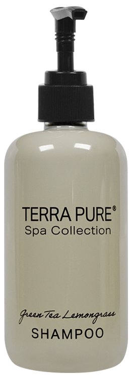 10.14 oz Pump Bottle Shampoo in Green Tea Lemongrass (Case of 12) 