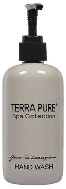 TERRA PURE GREEN TEA LEMONGRASS HAND WASH - 10.14 OZ/300 ML PUMP BOTTLE CASE OF 12 