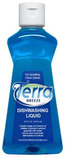TERRA BREEZE LIQUID DISH DETERGENT - 3.5 OZ/105 ML BOTTLE FLIP CAP CASE OF 72 