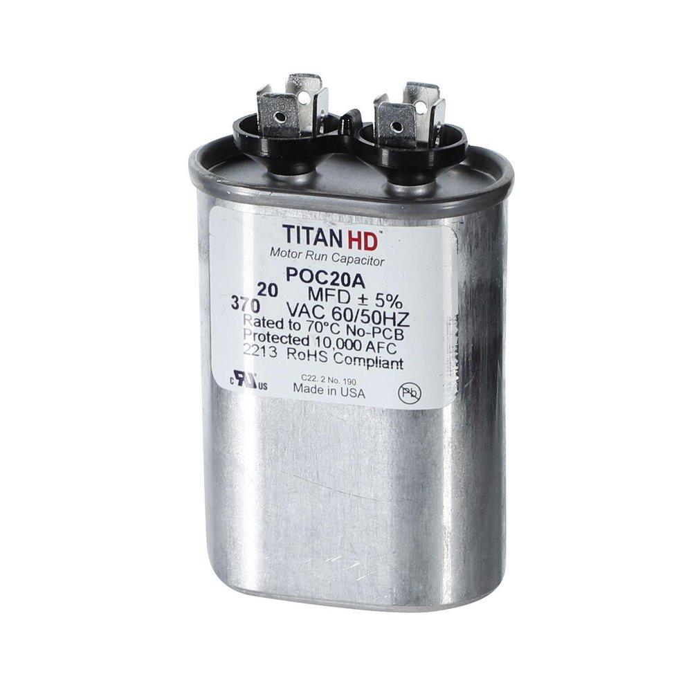 20MFD 370V OVL RUN CAPACITOR 