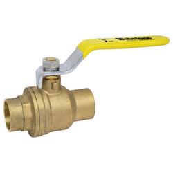 1/2 in Brass Full Port Sweat Ball Valve