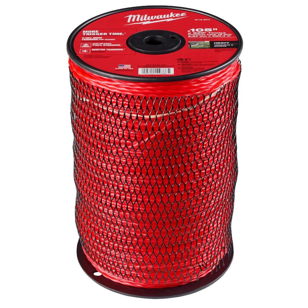 MILWAUKEE .105 X 900FT 5 LBS. TWISTED TRIMMER LINE 