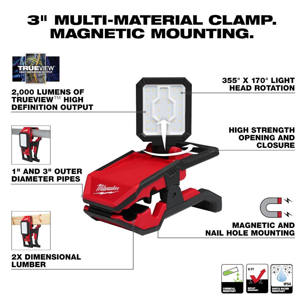 M18 ROVER Mounting Flood Light in Red image number 4