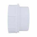 White PVC DWV Fitting Cleanout (Without Plug) 