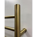 RADIANT HARDWIRED + PLUG-IN COMBO STRAIGHT 10 BAR TOWEL WARMER IN BRUSHED BRONZE 