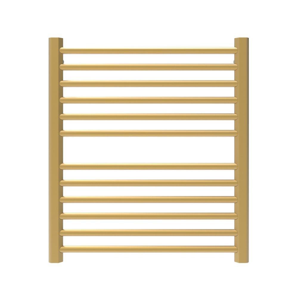 SIRIO S2932 HARDWIRED TOWEL WARMER IN SATIN BRASS 