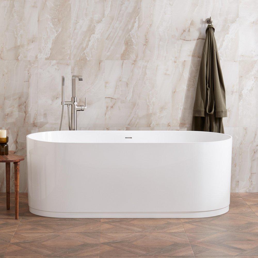 66 LOLANI SOLID SURFACE FREESTANDING TUB 